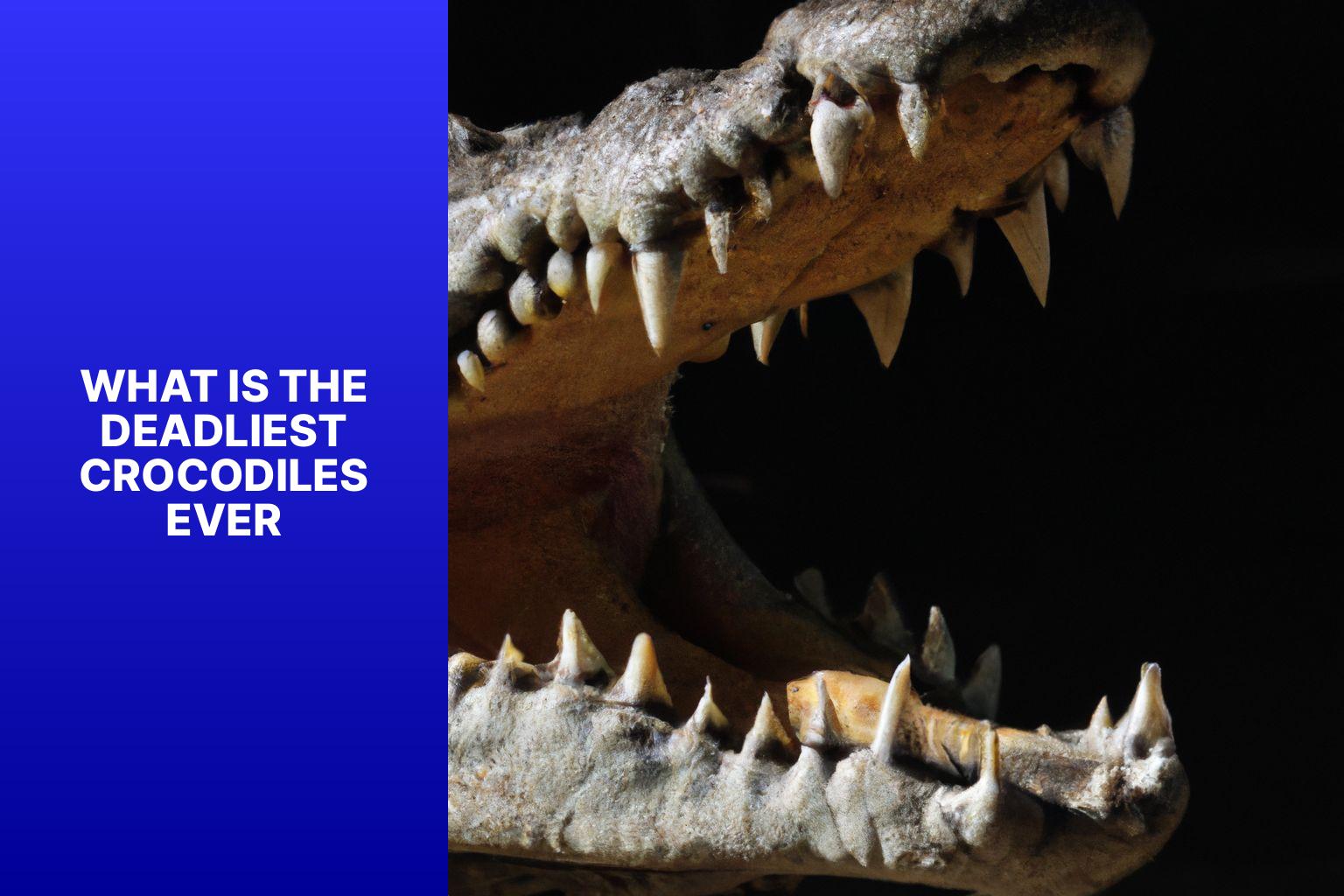 Unveiling the Most Lethal Crocodiles: Discover the Deadliest Ever ...