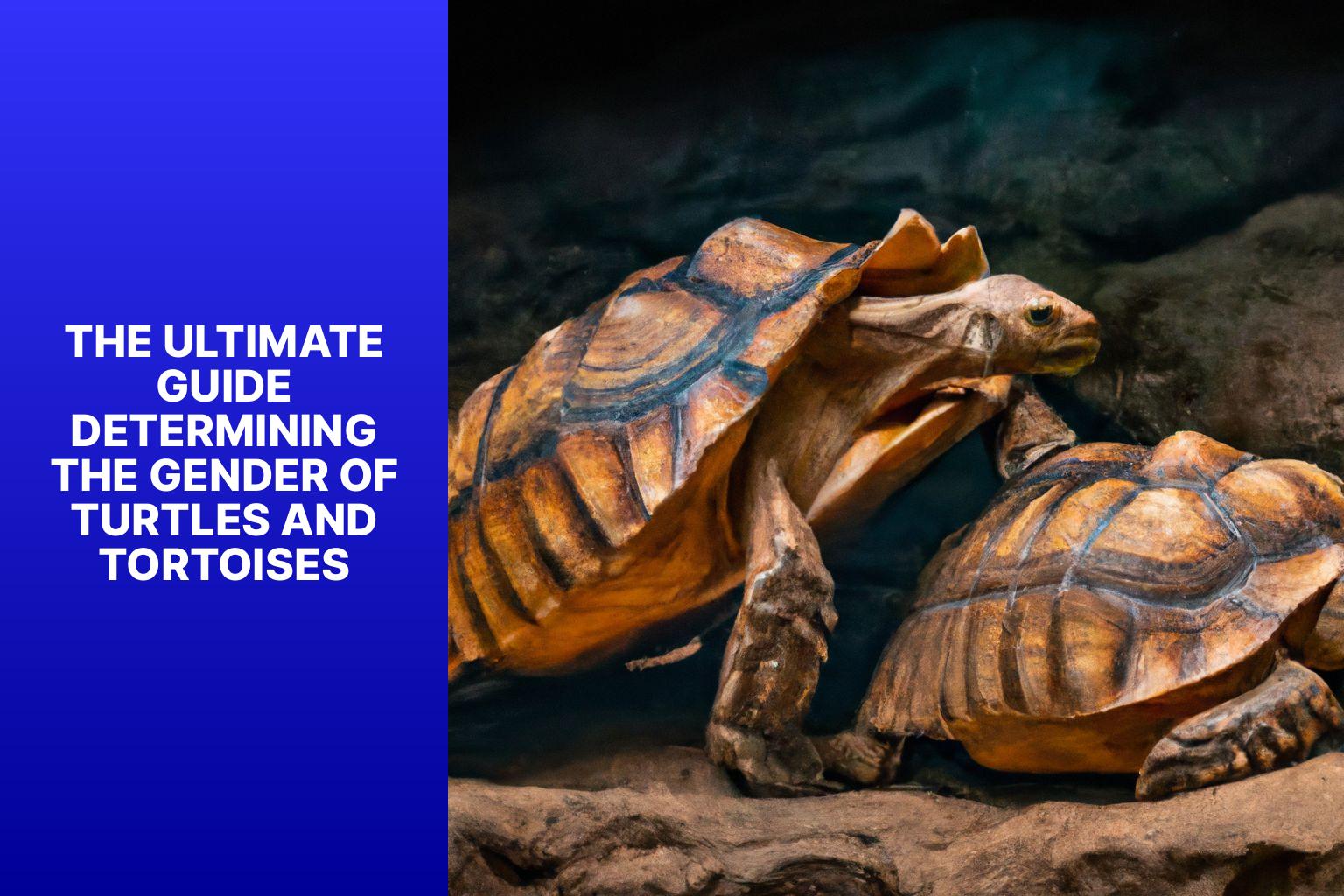 The Ultimate Guide: Determining the Gender of Turtles and Tortoises ...